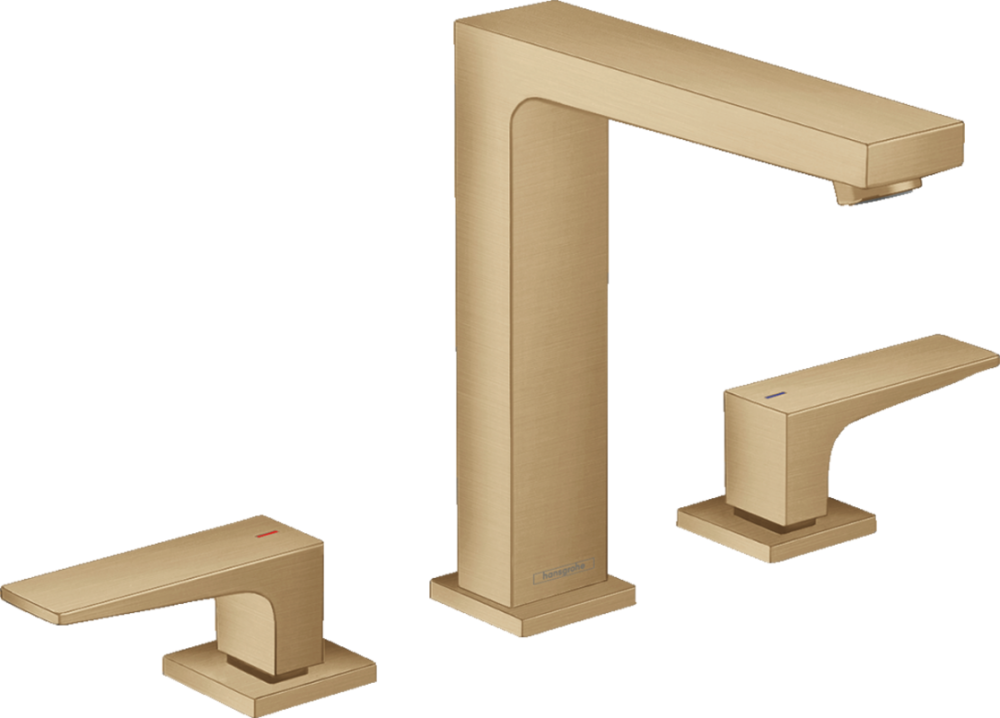 Изображение товара Смеситель для раковины Hansgrohe Metropol 32515140 шлифованная бронза
