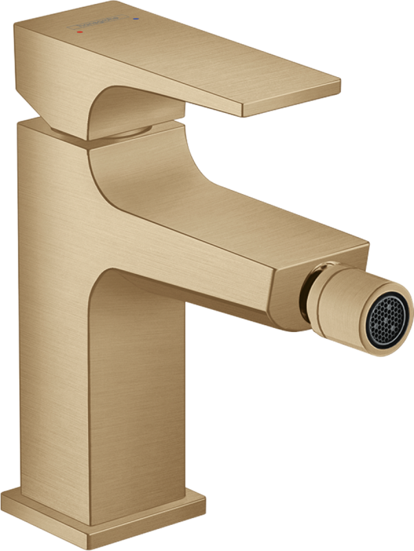 Изображение товара Смеситель для биде Hansgrohe Metropol 32520140 бронза, однорычажный, современный дизайн