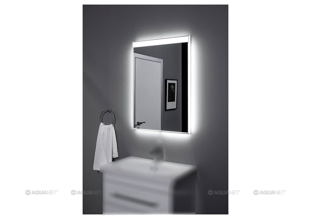 Изображение товара Зеркало с подсветкой Aquanet Палермо 11085 LED, 110х85 см, подвесное