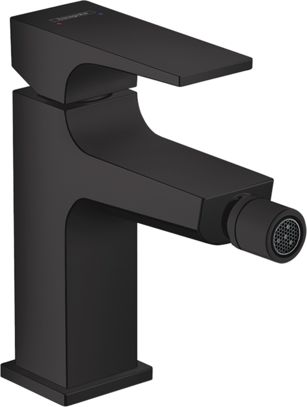 Изображение товара Смеситель для биде Hansgrohe Metropol, однорычажный, черный матовый, Германия
