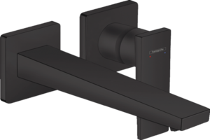 Изображение товара Смеситель для раковины Hansgrohe Metropol черный матовый однорычажный с технологией EcoSmart