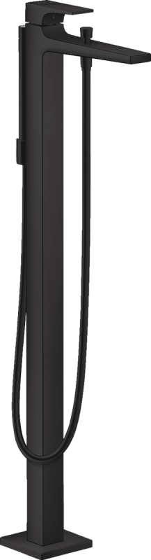 Изображение товара Смеситель для ванны и душа Hansgrohe Metropol, 32532670, напольный, черный матовый