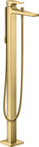 Изображение товара Смеситель для ванны и душа Hansgrohe Metropol, 32532990, напольный, золото