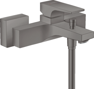 Изображение товара Смеситель Hansgrohe Metropol для ванны/душа, тёмный графит, настенный
