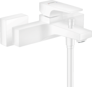 Изображение товара Смеситель для ванны и душа Hansgrohe Metropol, 32540700, белый матовый