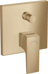 Изображение товара Смеситель для ванны и душа Hansgrohe Metropol, 32545140, бронза шлифованная