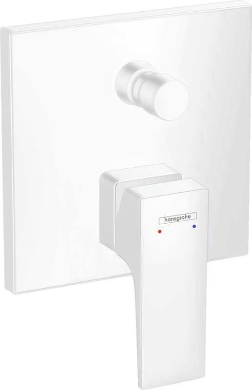 Изображение товара Смеситель для ванны и душа Hansgrohe Metropol, 32545700, белый матовый