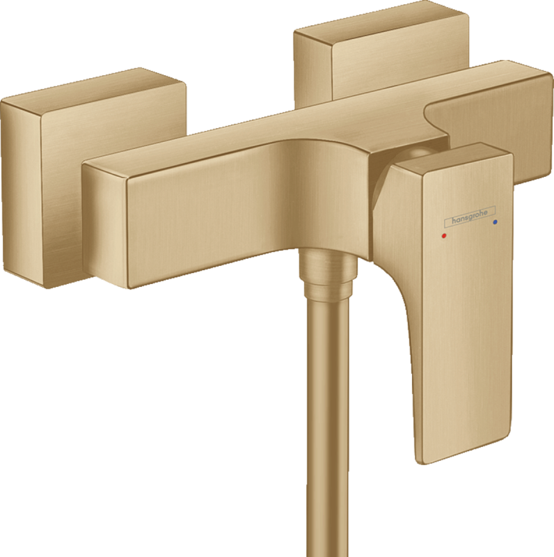 Изображение товара Смеситель для душа Hansgrohe Metropol бронза 32560140 с однорычажным управлением