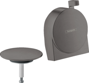 Изображение товара Внешняя часть излива на ванну Hansgrohe Exafill S, с набором для слива и перелива, черный хром, с наполнением, 58117340