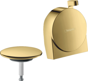 Изображение товара Внешняя часть излива на ванну Hansgrohe Exafill S, с набором для слива и перелива, золото, с наполнением, 58117990