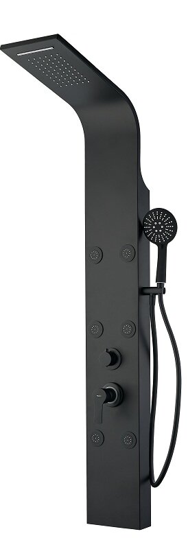 Изображение товара Душевая панель Aquanet Galaxy Black AP40-04 с гидромассажем