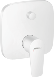 Изображение товара Смеситель для ванны и душа Hansgrohe Talis E, 71474700, белый матовый