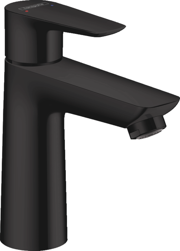Изображение товара Смеситель для раковины Hansgrohe Talis E 71710670 черный матовый однорычажный