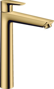 Изображение товара Смеситель для раковины Hansgrohe Talis E золотой 71716990 с однорычажным управлением