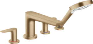 Изображение товара Смеситель для ванны и душа Hansgrohe Talis E в шлифованной бронзе