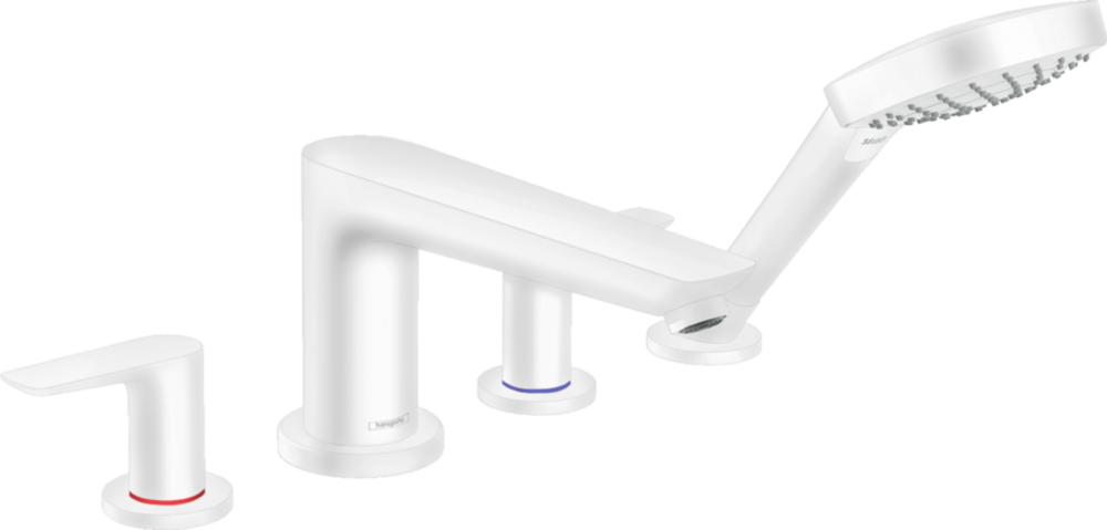 Изображение товара Смеситель для ванны и душа Hansgrohe Talis E, белый матовый, Германия