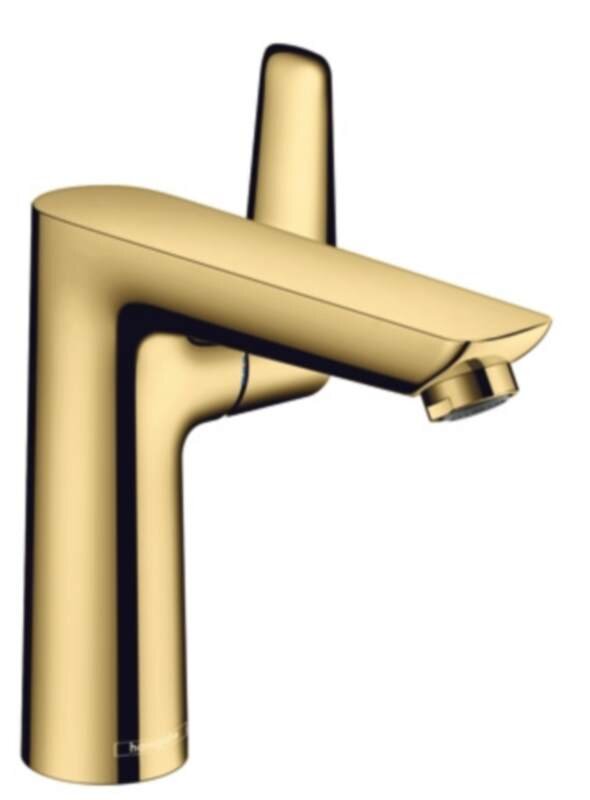 Изображение товара Смеситель для раковины Hansgrohe Talis E золотой 71754990 современный дизайн