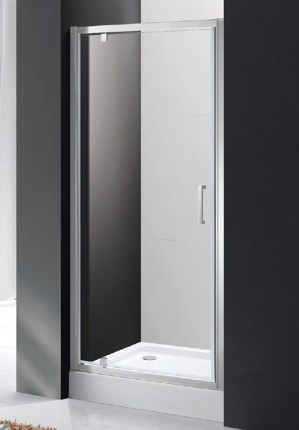 Изображение товара Душевая дверь Cezares Molveno-BA-1 100x190 см антикальций хром дверь распашная стекло