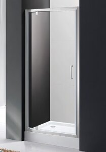 Изображение товара Душевая дверь Cezares Molveno-BA-1-100-C-Cr-IV, 100 х 190 см, стекло прозрачное антикальций,  хром