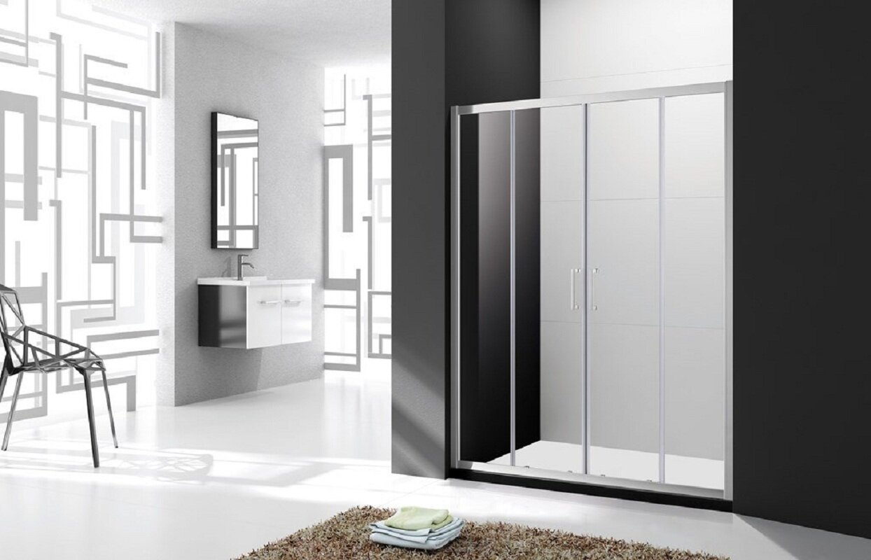 Изображение товара Душевая дверь в нишу Cezares MOLVENO-BF-2 180х190 см раздвижная антикальций хром