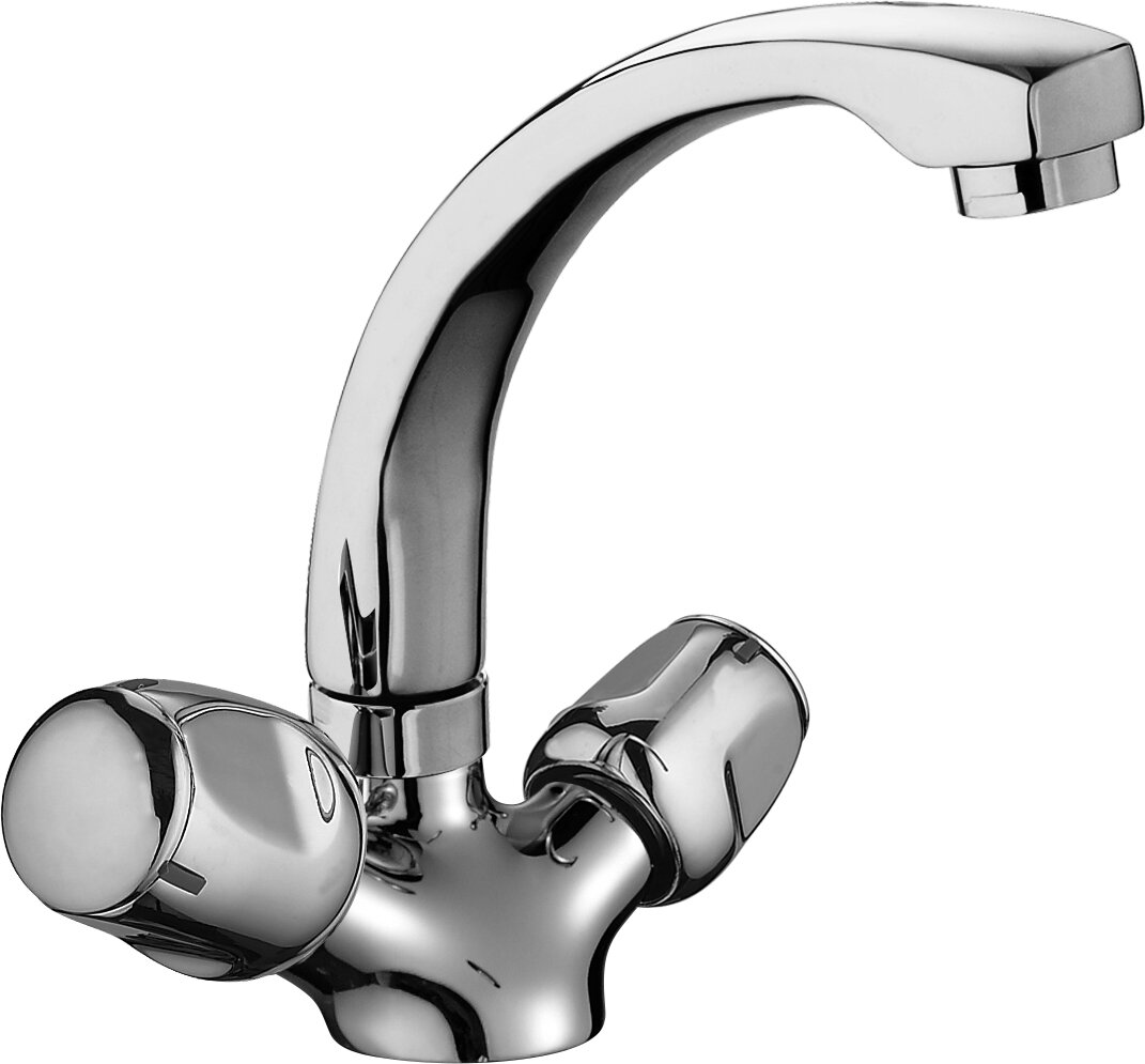 Изображение товара Смеситель для раковины Orange Classic S M75-011cr с поворотным изливом Германия