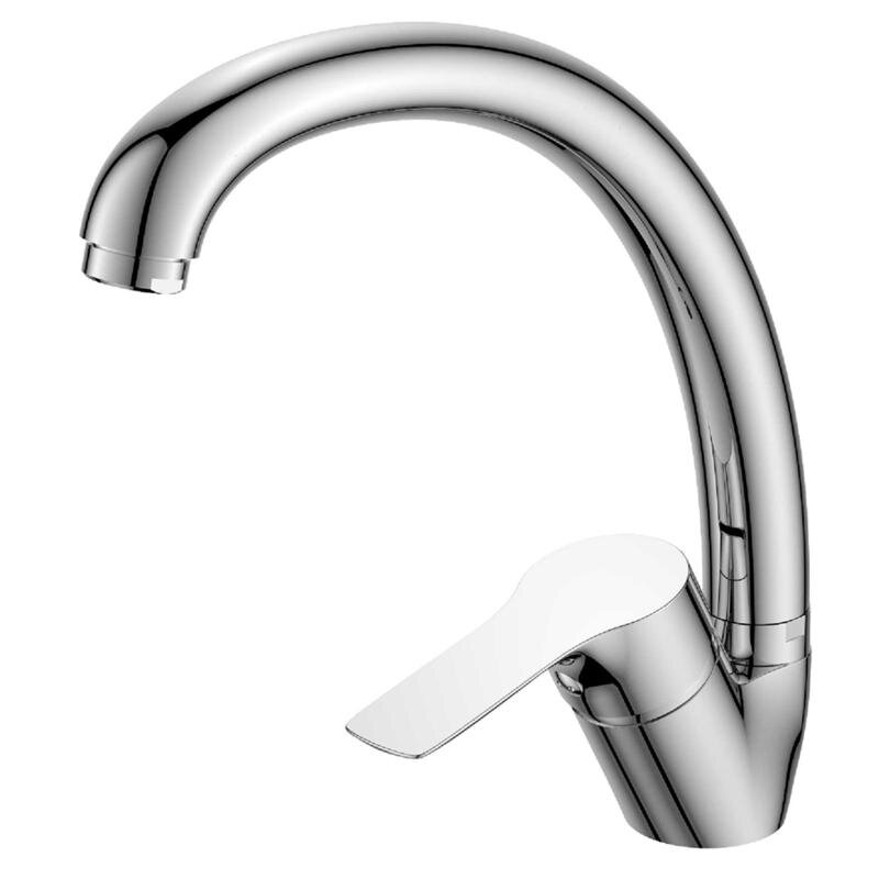 Изображение товара Смеситель Orange Dia для кухонной мойки хром однорычажный с поворотным изливом