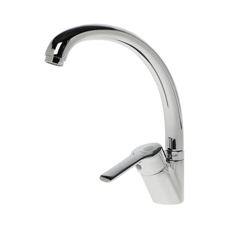 Изображение товара Смеситель для кухонной мойки Orange Prim M42-002cr хромированный, поворотный излив Изображение товара Смеситель для кухонной мойки Orange Prim M42-002cr хромированный, поворотный излив