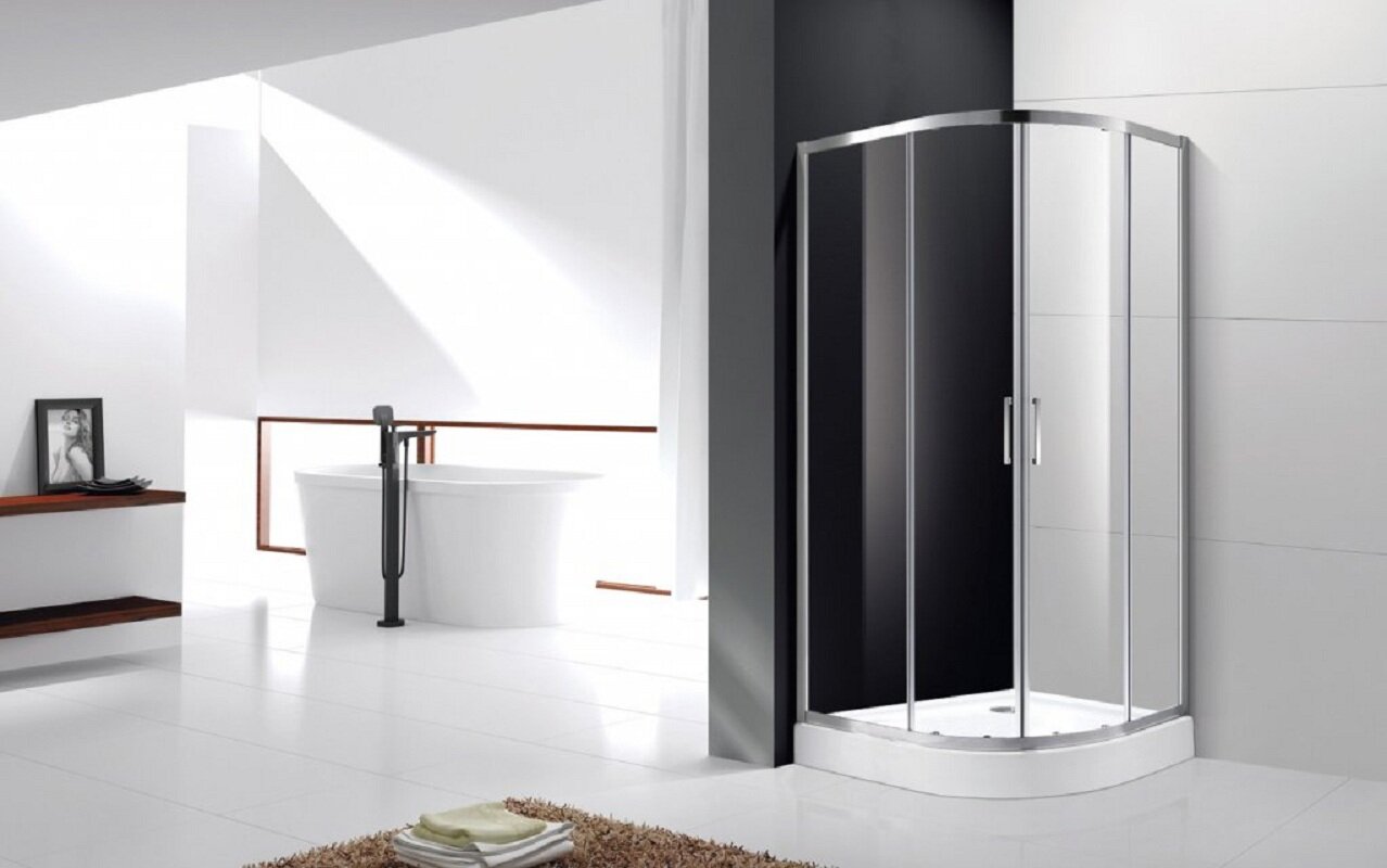 Изображение товара Душевой уголок Cezares Molveno MOLVENO-RH-2 120x90 см асимметричный с раздвижными дверями