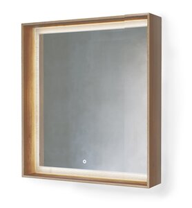 Изображение товара Зеркало Raval Frame Fra 02 75 с подсветкой коричневое для ванной