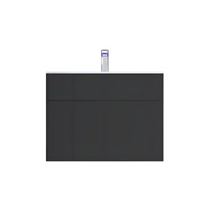 Изображение товара Тумба под раковину Am.Pm Inspire 2.0 M50AFHX0803GM подвесная 80 см, 3 ящика, цвет графит, матовый