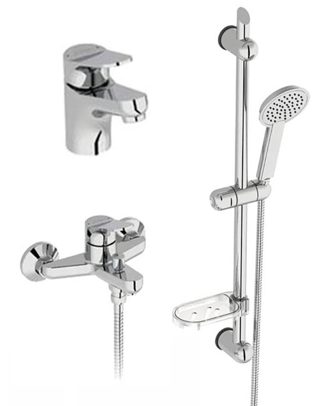 Изображение товара Комплект смесителей Jacob Delafon Brive E78121-CP в хроме