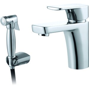 Изображение товара Смеситель D&K Berlin Freie DA1432601 для раковины с гигиеническим душем, хром