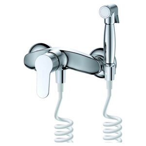 Изображение товара Смеситель DQ Rhein Marx DA1394541 для ванны и душа, с душевым гарнитуром, хром/белый