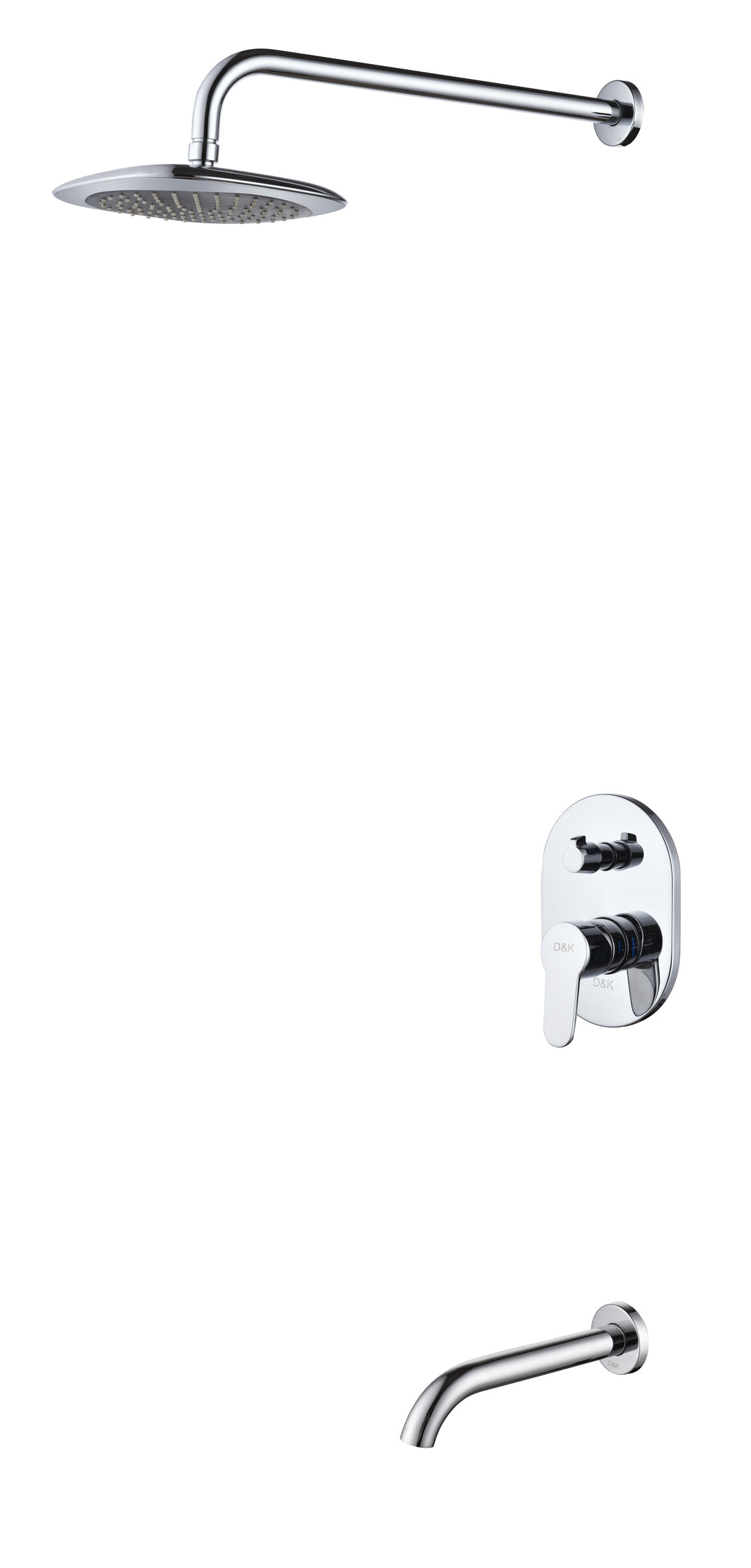 Изображение товара Душевая система DQ Rhein Marx DA1395801 для ванны и душа, хром