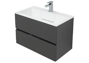 Изображение товара Тумба под раковину Aquanet Алвита 80 215120, цвет антрацит