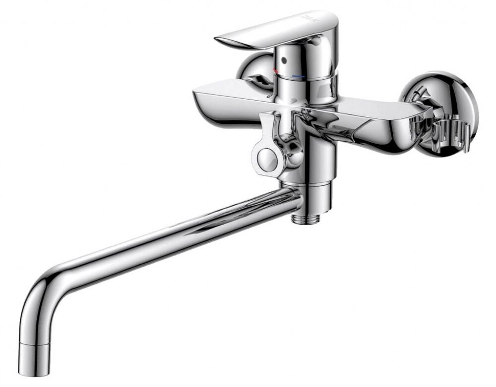 Изображение товара Смеситель D&K Venice Baciano DA1033301 для ванны и душа с душевым гарнитуром, хром