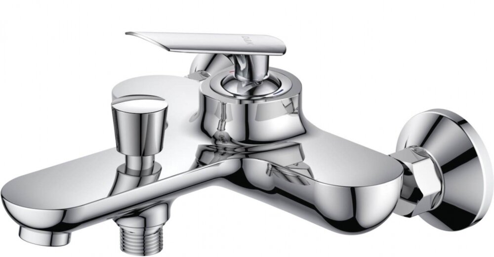 Изображение товара Современный однорычажный смеситель для ванны и душа D&K Venice Gondola хром