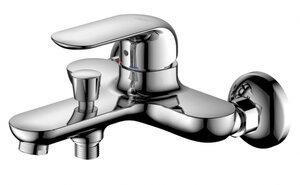 Изображение товара Смеситель DQ Venice Gondola DA1023201 для ванны и душа с душевыми гарнитуром, хром