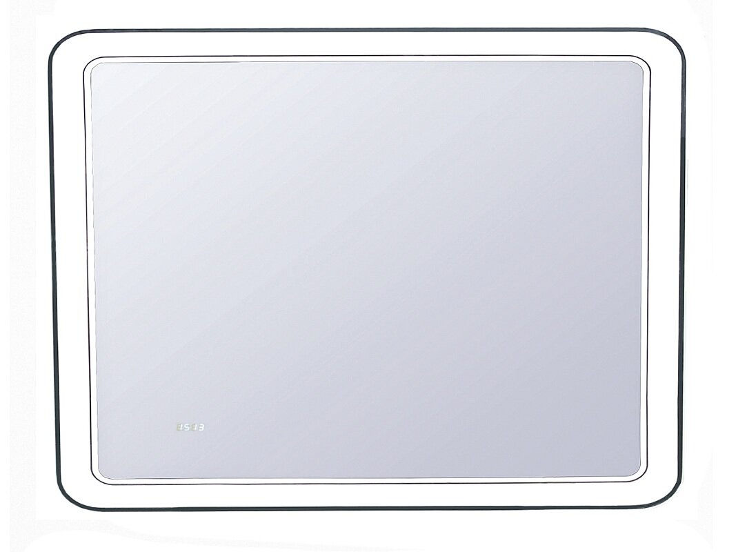 Изображение товара Зеркало Style Line Атлантика 90 с подсветкой и часами