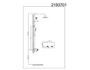 Изображение товара Душевая система D&K Bayern Potsdam DA2193701B17, хром
