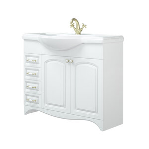 Изображение товара Тумба под раковину Corozo Классика 105 напольная белая