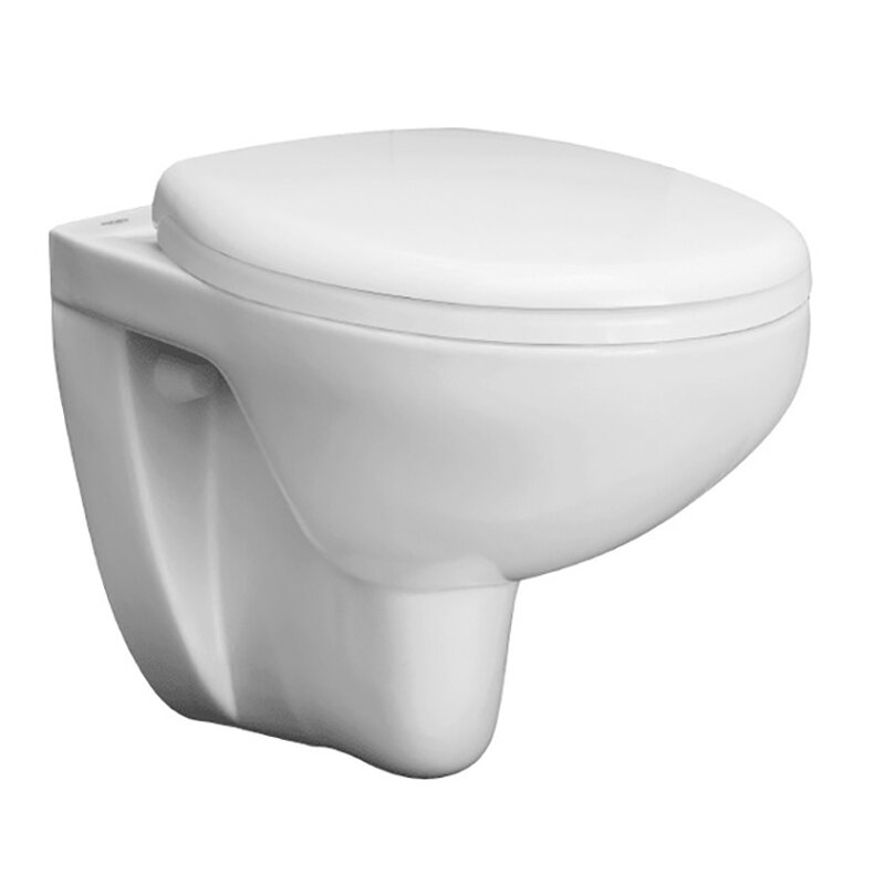 Изображение товара Подвесной унитаз Grohe Bau Ceramic 39427000 безободковый, каскадный слив, фарфор