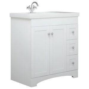 Изображение товара Тумба под раковину Corozo Техас 80 SD-00000323, 80 см, напольная, белая