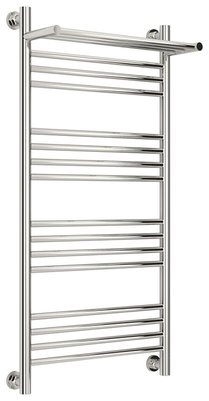 Изображение товара Водяной полотенцесушитель с полкой Сунержа Богема+ 100x50 см хром Россия