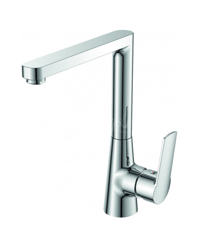 Изображение товара Смеситель для кухни Rush Balearic BA3935-23 высокий хром с поворотным изливом