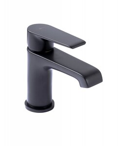 Изображение товара Смеситель для раковины Cezares Nautic NAUTIC-LS1-NOP, черный матовый, с донным клапаном