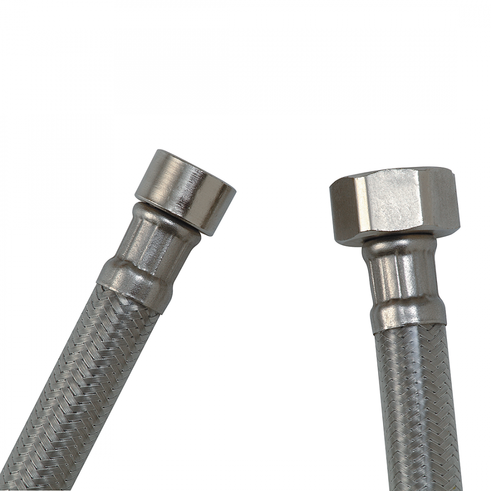 Изображение товара Шланг-переходник Omnires 203/17IN для ванны 50 см нержавеющая сталь