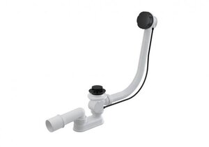 Изображение товара Слив-перелив Aquanet A55BLACK-80 автомат для ванны 75 см черный матовый