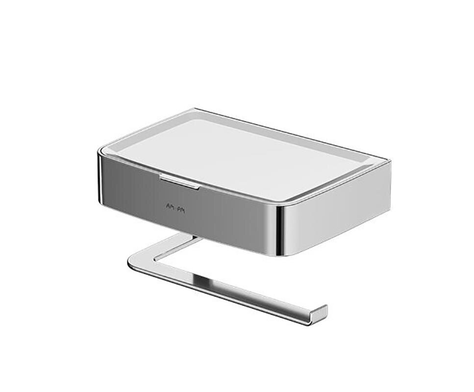 Изображение товара Держатель для туалетной бумаги Am.Pm Inspire 2.0, A50A341500, с коробкой и подставкой под телефон, цвет хром