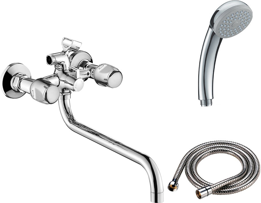 Изображение товара Смеситель Orange Classic S M75-221cr для ванны и душа с поворотным изливом и гарантией 5 лет